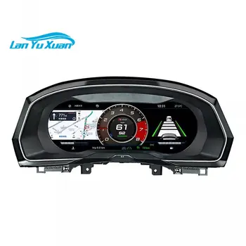 Автомобильный блок 12,3-Дюймовой цифровой системы Linux для VW Passat 2015-2020, Спидометр, автометр