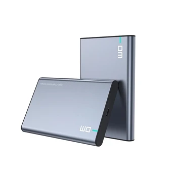 DM HDD Case 2,5 дюймов SATA к USB 3,1 Type C Gen 2 Чехол Без инструментов для Samsung Seagate SSD 4 ТБ Коробка для жесткого диска Внешний жесткий диск Ru