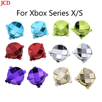JCD 1 шт. Хромированные кнопки направления D-Pad, алюминиевые накладки, замена ключей для аксессуаров контроллера Xbox серии X/S