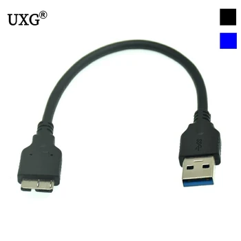 Кабель USB 3.0 с разъемом типа A на Micro B USB3.0 Для синхронизации расширения данных для внешнего жесткого диска HDD Конвертер Шнур-адаптер 0,1 м-5 м