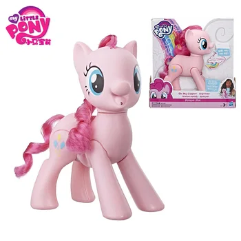 Электрическая Аниме-фигурка My Little Pony от Hasbro Хэппи Пинки Пай трясет головой со звуковыми эффектами, игрушка для девочки в подарок