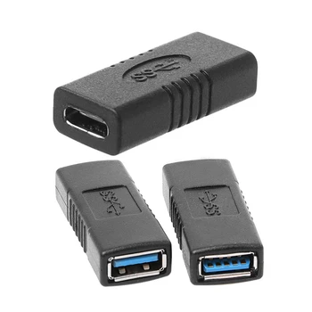3 шт. Адаптер с разъемом между гнездами USB 3.1 Type C и USB 3.0 Type A