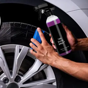 Спрей для чистки автомобильных шин, чернящий керамическое покрытие, жидкий спрей для восстановления автомобильных шин, аксессуары для автомойки, распыляющий воск для чистки