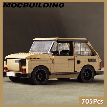 126p Классический автомобильный комплект для руля, строительный блок, экспертная модель ретро-транспортного средства, строительный блок, строительные игрушки для мальчика