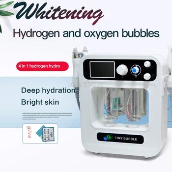4 В 1 Водно-Кислородный Струйный Пилинг H2-O2 Hydra Beauty Для Очищения Кожи Hydra Dermabrasion Facial Machine Water Aqua Peeling