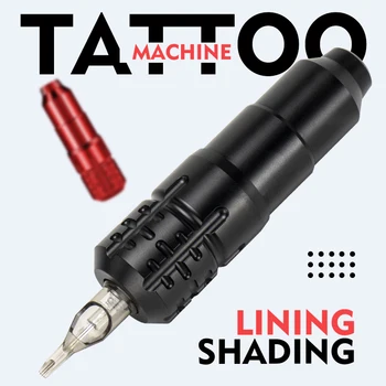 Профессиональная Электрическая татуировочная ручка с мощным двигателем, перманентный макияж для татуировочной машины для тела художника