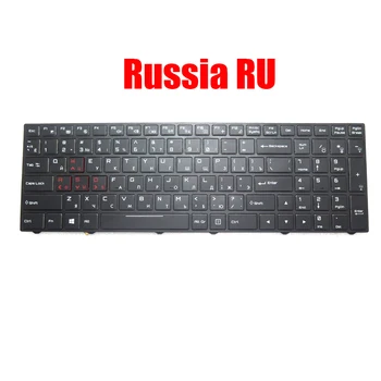 Клавиатура для ноутбука Dream Machines G1060 G1060-15UA32 N850EP6 Россия RU, черная, с подсветкой, Новая