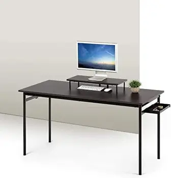 Компьютерный стол/рабочая станция цвета эспрессо, маленький