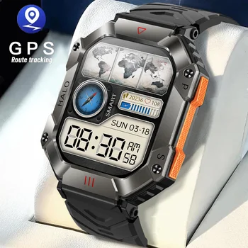 2023 Новые Прочные Военные Смарт-часы Мужские Спортивные Фитнес-трекер Ip67 Водонепроницаемый AI Voice Bluetooth Call Smartwatch для xiaomi