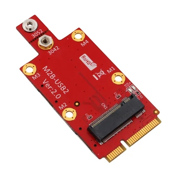 Конвертер M2 в Mini PCIE Riser Card Конвертер M2 в Mini PCIE Поддерживает 3G/4G/5G