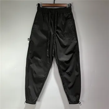 Owen Seak/Мужские повседневные шаровары-карго, мужская одежда в стиле Хип-хоп, Спортивные штаны, осень-зима, Черный, Большой размер