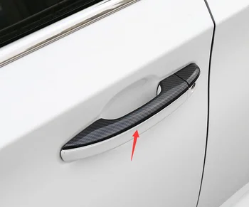 Внешняя боковая дверная ручка из волокна, накладка на крышку для Honda Accord Седан 2018-2021, стиль отделки Пластик