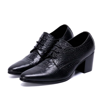2023 Классические Модельные туфли с острым носком на шнуровке, Британский Стиль, Однотонные туфли с перфорацией типа 