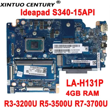LA-H131P Материнская плата для ноутбука Lenovo ideapad S340-15API Материнская плата с процессором R3-3200U R5-3500U R7-3700U 4 ГБ оперативной памяти DDR4 100% тест