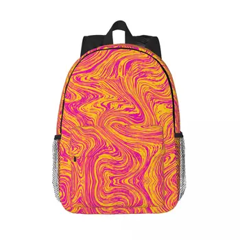 Рюкзак с психоделическим рисунком для мальчиков и девочек, дорожные сумки для школы Сюрреалистического искусства, колледжа, Мужская и женская сумка для книг, подходит для 15-дюймового ноутбука