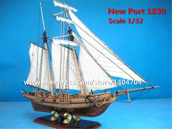 Классическая американская шхуна Baltiomore 1830 года деревянная модель в масштабе 1/32 Новая портовая парусная лодка деревянные модельные наборы