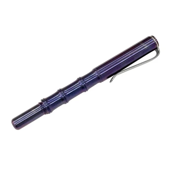 Ручка с титановыми перьевыми чернилами, красочная легкая портативная офисная ручка ручной работы, инструменты для письма на открытом воздухе, EDC Бизнес подарок