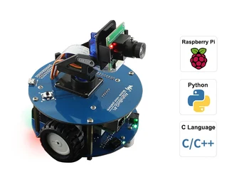 Беспроводной видео-умный робот AlphaBot2, работающий от розетки Raspberry Pi 4 Model B США/ЕС