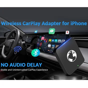 Новый беспроводной автомобильный игровой адаптер, совместимый с моделями автомобилей Навигация с OEM Apple Android проводной коробкой Carplay для беспроводного Carplay