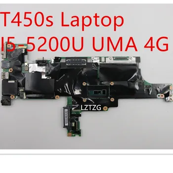 Материнская плата Для Ноутбука Lenovo ThinkPad T450s Mainboard I5-5200U UMA 4G 00HT736