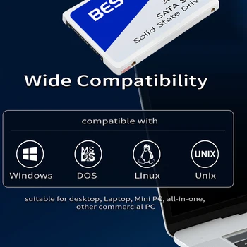 2,5 SATA3 Жесткий диск SSD 1 ТБ HDD Высокоскоростной Передачи Данных 512 ГБ 256 ГБ 128 ГБ Внутренний Твердотельный Накопитель Для Ноутбука