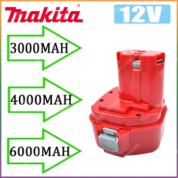 Makita 12v 3.0ah 4.0ah 6.0ah PA12 NI-MH Сменный Аккумулятор1220 PA12 1222 1233S 1233SA 1233SB 1235 1235A 1235B 192598-2 Аккумулятор