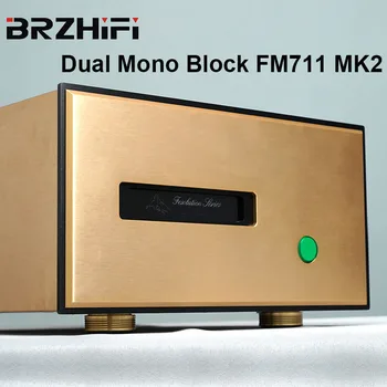 BREEZE Audio Относится К Знаменитому швейцарскому усилителю высокой мощности FM711 MK2 с двумя моноблоками балансных/несбалансированных входов для аудиофилов HiFi