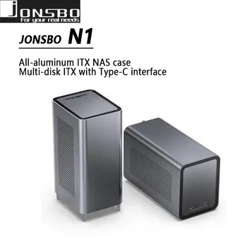 JONSBO N1 NAS ITX MINI Small Case Полностью Алюминиевый Чемодан Портативный HTPC Настольный Компьютер Пустое Шасси
