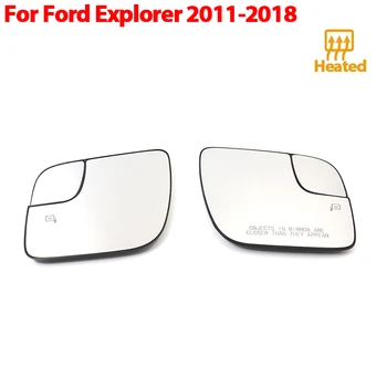 Левое и правое боковое зеркало заднего вида с подогревом, Широкоугольное зеркало заднего вида для Ford Explorer 2011-2018 Аксессуары