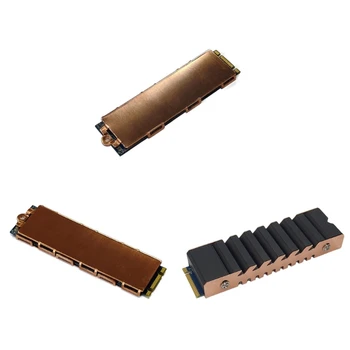 Алюминий.2 SSD Жесткий диск Охлаждающая Подставка для радиатора PCIE NVME 2280 Cooler Радиатор