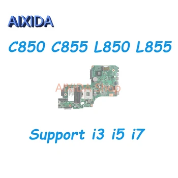 AIXIDA V000275560 V000275490 6050A2541801-MB-A02 Для TOSHIBA Satellite C850 C855 L850 L855 Материнская плата ноутбука HM76