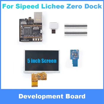 Для Sipeed Lichee Zero Dock Материнская плата + WiFi + Модуль Bluetooth + Плата расширения экрана 5 дюймов V3S Development Board