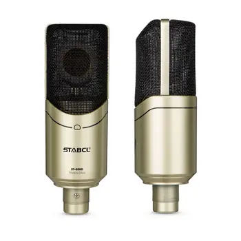 Конденсаторный микрофон ST-6260 профессиональный звуконепроницаемый микрофон для записи домашнего музыкального студийного оборудования полный комплект микрофона