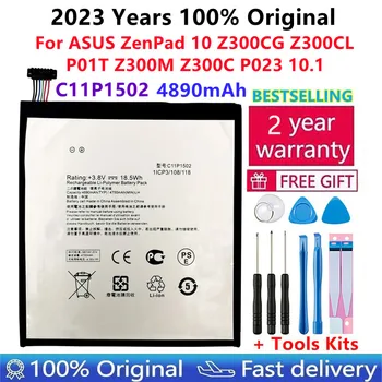 100% Оригинальная Сменная Батарея телефона C11P1502 4890 мАч Для ASUS ZenPad 10 Z300CG Z300CL P01T Z300M Z300C P023 10,1 Бесплатные Инструменты