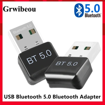 GRWIBEOU USB Bluetooth 5,0 Bluetooth Адаптер Приемник 5,0 Bluetooth Ключ 5,0 4,0 Адаптер для ПК ноутбука 5,0 BT адаптер