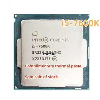 Intel Core i5-7600K i5 7600K 3,8 ГГц Б/у четырехъядерный процессор Quad-Thread CPU Процессор 6M 91W LGA 1151