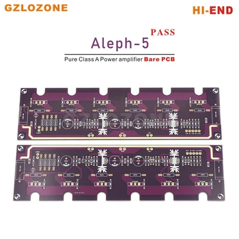 2-Канальный HI-END Purple Gold PASS Aleph-5 FET A5 Чистый Усилитель мощности класса A с голой печатной платой 60 Вт + 60 Вт 8 Ом