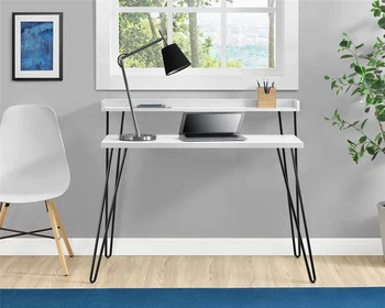 Компьютерный стол Griffin в стиле Ретро со стояком, Белый Компьютерный стол, Стол для ноутбука, Столы для макияжа, Офисная мебель