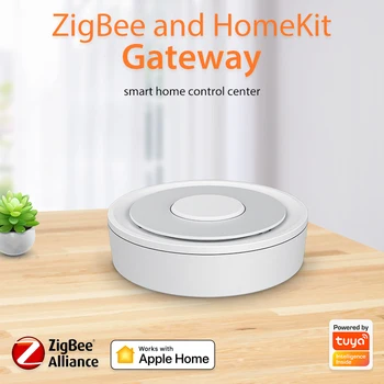 Умный Дом Tuya Gateway Hub Zigbee Многорежимный WiFi Мост Для Smart Life Приложение Apple HomeKit Голосовое Управление Alexa Google Assistant