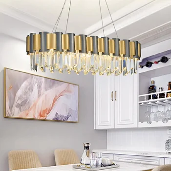Новая хрустальная люстра декоративный светильник креативное роскошное домашнее освещение lustre cristal LED люстра