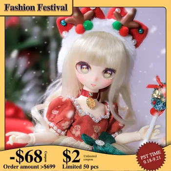 Фантазийный Ангел, Новое поступление, Рождественская подарочная кукла 1/6 BJD, кукла QQ, полный набор, 31 см, игрушка из смолы, подарочные куклы 