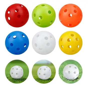 CRESTGOLF 12/50 шт. В упаковке Размер 40 мм Пластиковые Воздушные Мячи для гольфа Pickleballs Balle De Golf Pelotas Красочные Мячи для гольфа
