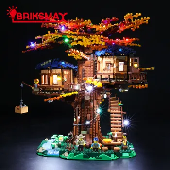 BriksMax светодиодный светильник для 21318 домик на дереве, набор строительных блоков (не включает модель) Игрушки для детей