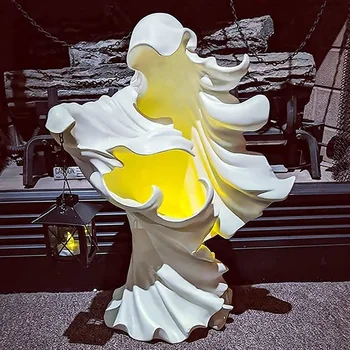 Модный Орнамент из смолы Witchs с фонарем, Модный подарок для украшения фестиваля на День Рождения