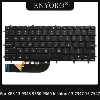 Американская Клавиатура Для ноутбука Dell XPS 13 9343 9350 9360 Inspiron 13 7347 7348 7352 Inspiron 15 7547 7548 Английская Клавиатура с подсветкой