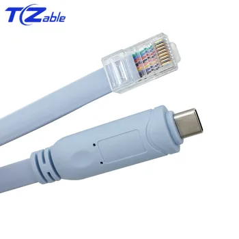 Консольный Последовательный кабель USB C RJ45 RS232 FTDI Оригинальный Импортный Чип Type-C 3.1 Кабель RJ45 Для Удлинителей маршрутизатора Cisco