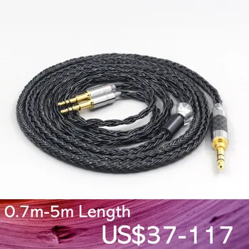 LN007410 16-жильный 7N OCC Черный Плетеный кабель для наушников Hifiman HE560 HE-350 HE1000 XiaoMi Для наушников 2,5 мм штырь