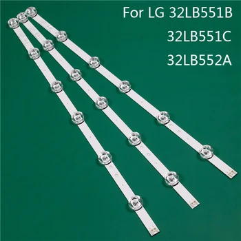 Замена части светодиодной подсветки телевизора Для LG 32LB551B-TC 32LB552A-TB 32LB551C Светодиодная панель Подсветки полосы Линейная линейка DRT3.0 32 A B