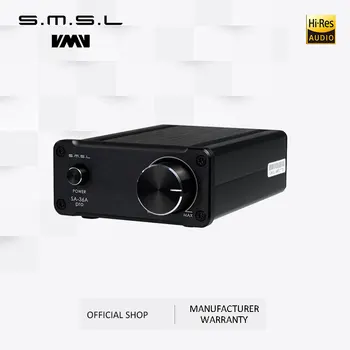 SMSL SA-36A Pro AMP Hi-FI Цифровой интегрированный стереоусилитель Tripath Большой мощности с адаптером питания 12V 3.8A Черный, Серебристый, Золотой