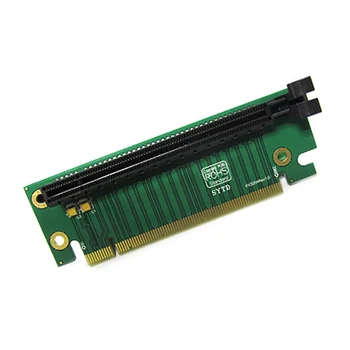 Mayitr 1 шт. Видеокарта PCI Express 16x PCI-E 90-градусные адаптеры Riser Card для 2U Части корпуса компьютера